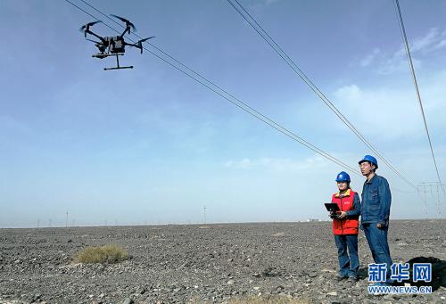 无人机巡线保障电网安全供电