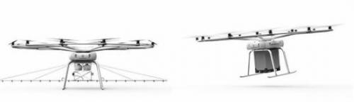 Volocopter的大型通用无人机可以携带440磅的重量