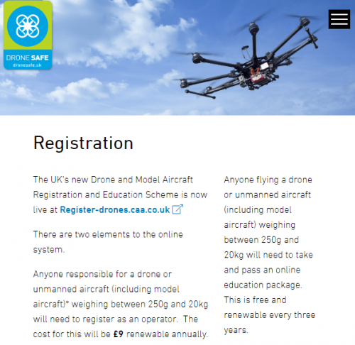 英国无人机监管新规即将生效 用户需尽快完成注册 