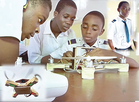 尼日利亚第一架“自主制造无人机”，由17岁少年操刀