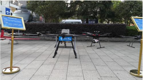 5G护卫“火焰蓝” ——浙江移动无人机5G应急通信基站亮相消防救援比武竞赛