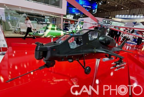 本届迪拜航展上 中国的直升机和无人机很亮眼
