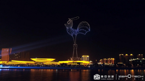 2019金鸡奖开幕，高巨创新1200架无人机助阵预热！