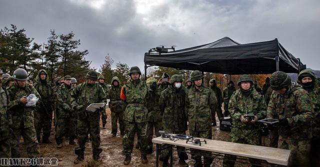 日美训练演习：陆自新型四轴无人机亮相 另一款用橡皮筋弹射起飞