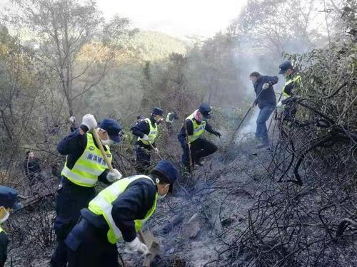 出动直升机无人机 佛山公安驰援高明凌云山火扑救 