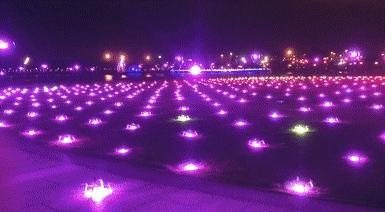 泰安方特无人机天幕秀21日首次震撼亮相