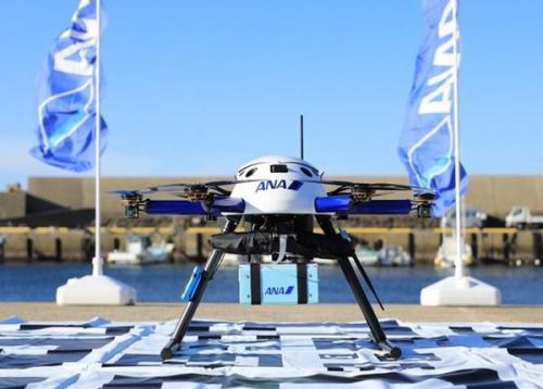 日本ANA航空操控和测试距离东京1000公里以外数小岛之间无人机物流货运服务