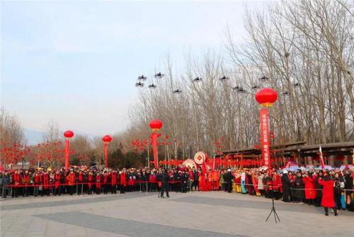 无人机表演打头阵，海淀这个小年花会有科技味