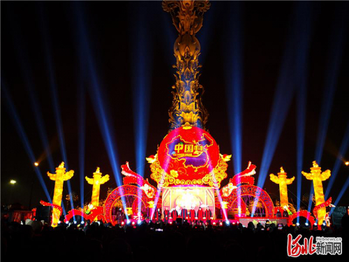 108组超大型灯组、无人机表演…2020唐山南湖春节灯会启幕