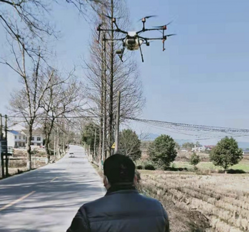 【抗击疫情 】开慧镇：无人机作战疫情防控第一线 确保防疫无盲区