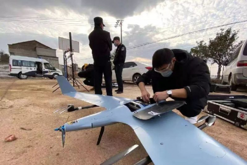 3VS无人机助力疫情封闭区域展开空中巡检