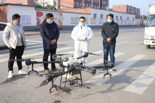汝南县古塔街道出动3架无人机“战役”