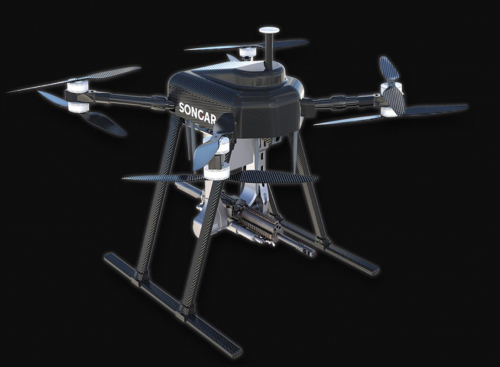 完美的反恐利器：土耳其一公司开发出携带炸弹和AK47的旋翼武装无人机