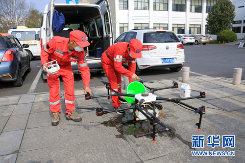 黄山：无人机助力防疫消毒