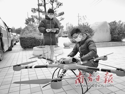 潮南 无人机成战“疫”新力量