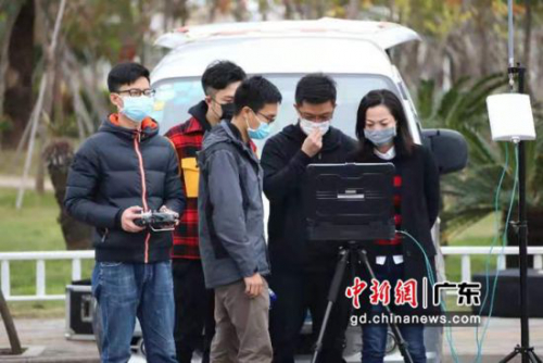 汕头潮南区启动用无人机助力疫情防控