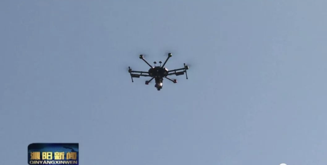 沁阳公安：无人机“硬核”战“疫”