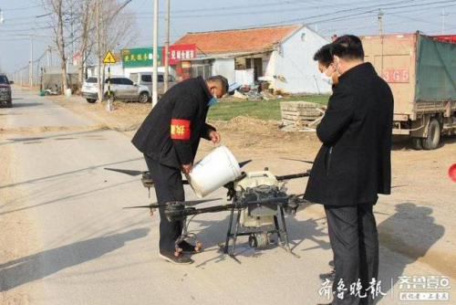 战“疫”生产两不误，临邑供销社无人机显神通