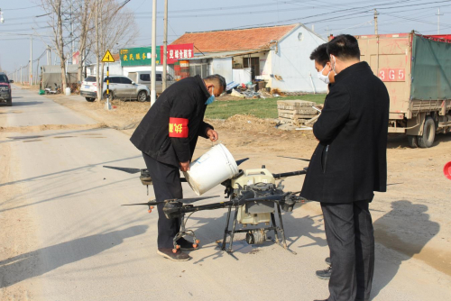 山东临邑：无人机显神通 