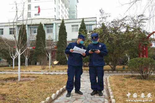 秦安消防：无人机空中巡逻 实时防控火灾隐患