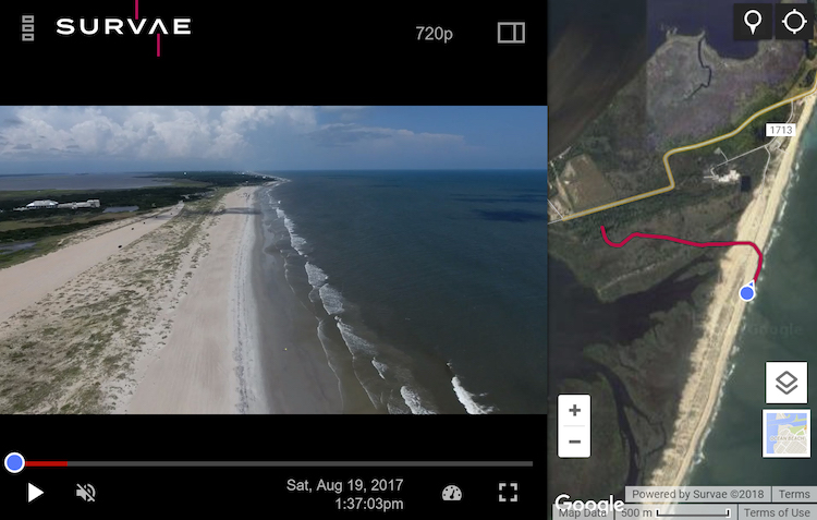 Parrot联合Survae 开发具有交互式地图功能的航拍图像