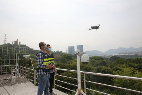 无人机上岗，中山大气敏感区域挂图“作战”，严查污染“黑点” 