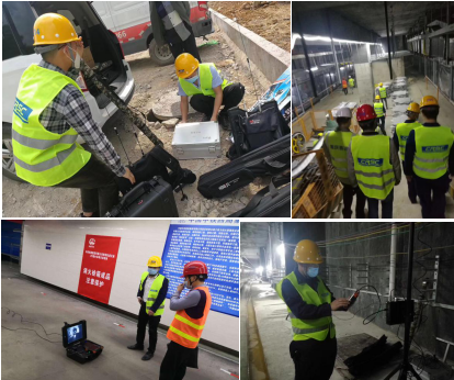 贵阳市消防支队地铁轨道抢险救援应急通信系统实地测试