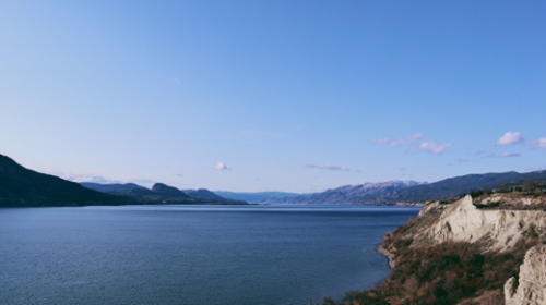 航拍-加拿大Okanagan湖令人惊叹的画面