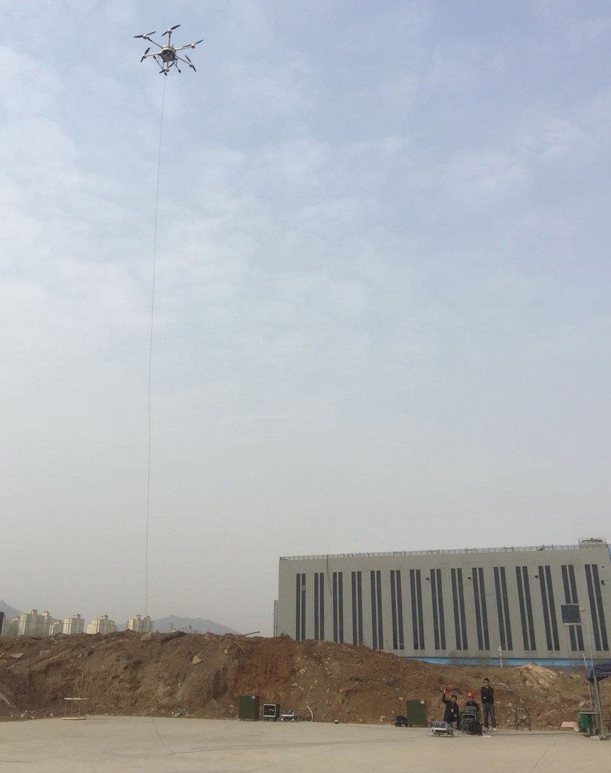 六旋翼系留无人机_无人机网(www.youuav.com) 六旋翼系留无人机_无人机网(www.youuav.com)