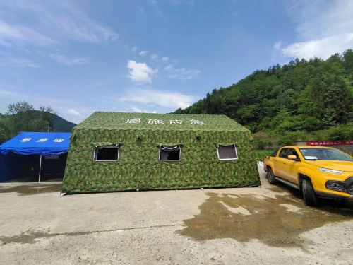 科技助力应急-GDU参与恩施州防汛抢险演练