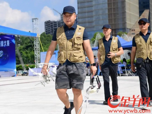 无人机高空“绕桩”“盲飞”，广州市黄埔区举办空中应急技能大赛