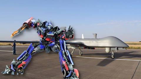 美军研制可变型无人机无人车