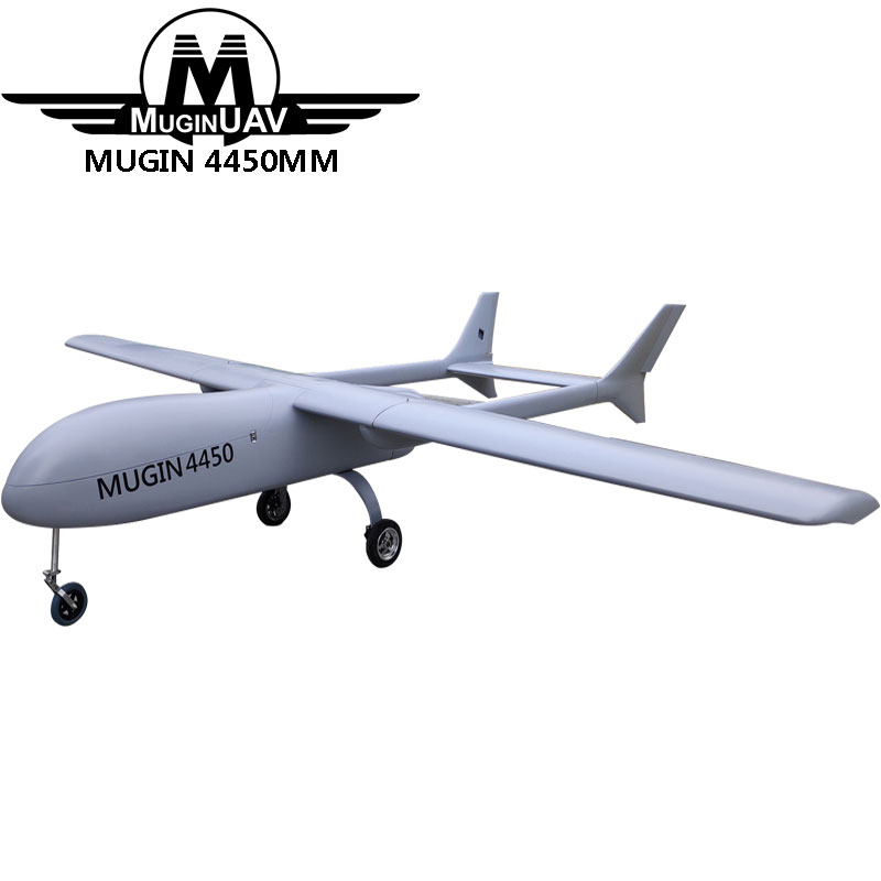 MUGIN 4450MM大型油动航模无人机带刹车功能复合材料玻璃钢纤维