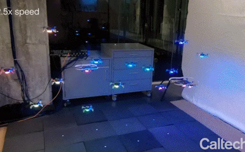 加州理工设计新算法控制多个无人机移动，并且不会“撞车”