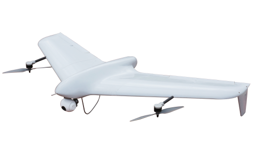 单兵便携式垂起固定翼侦察型无人机