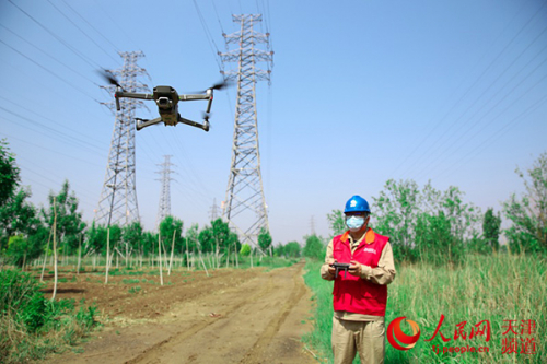 国网天津静海公司：无人机助阵迎峰度夏
