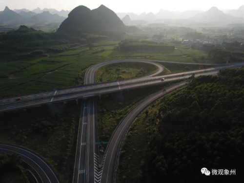 象州：无人机巡检高速路项目建设 管理“盲区”不再盲