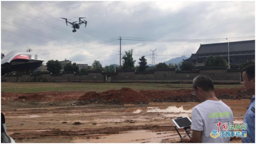 浮梁县自然资源和规划局利用无人机开展无死角巡查工作