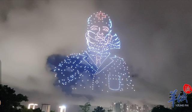 震撼！珠海2020架无人机天空作画致敬抗疫英雄