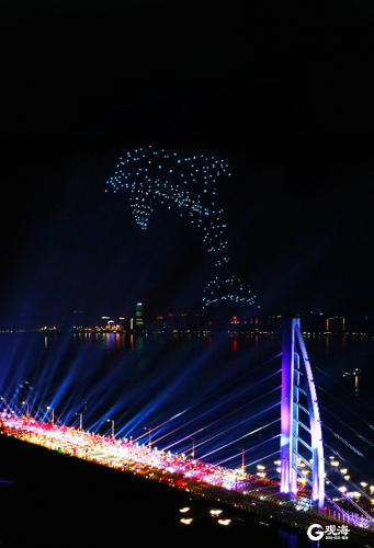 期待！无人机主题表演即将点亮青岛夜空