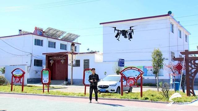 97秒｜无人机空中巡视！邹城中心店镇农村人居环境整治用上高科技