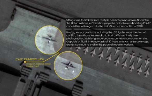 大批无人机现身新疆机场，印指挥官叹大势已去，眼前一幕难以置信