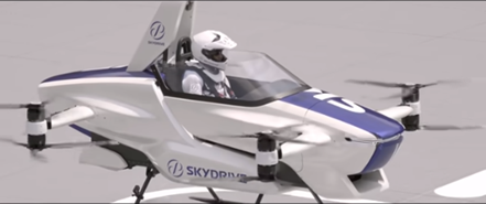 日本SkyDrive飞行汽车计划2023年商业投放