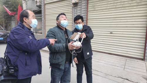 华阴：启用无人机广播进行疫情防控宣传