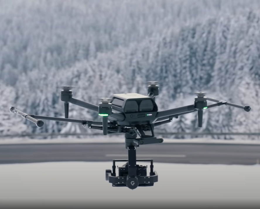 影视摄影又来一劲敌！索尼Airpeak无人机配备Gremsy云台