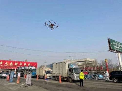 【疫线传真】防疫应急演练 无人机唱主角