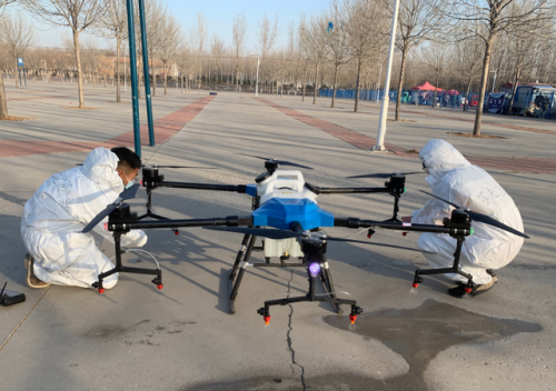 比人工效率高10倍！北京这里启用无人机进行环境消杀