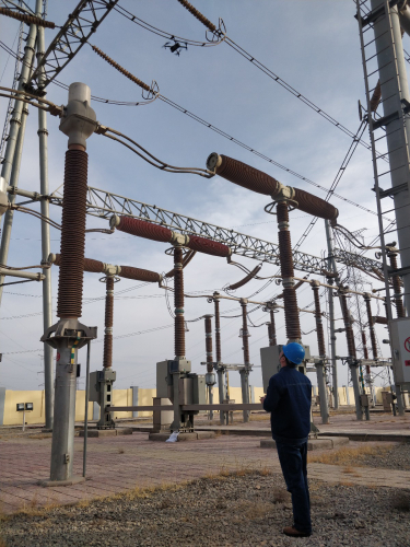 无人机精准巡查 保障春节供电安全