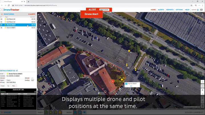 Dedrone同时为美国和欧盟提供无人机远程ID功能