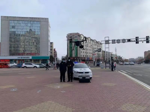 【首季平安攻势】鹤岗市公安局警航大队春节期间开展无人机治安巡防及反诈宣传